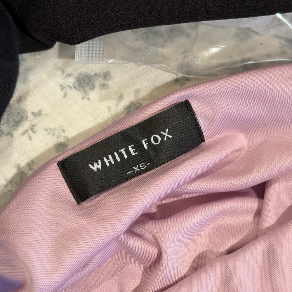 WHITEFOX Pink Lace Trim Slip Dress - Picture 3 of 3